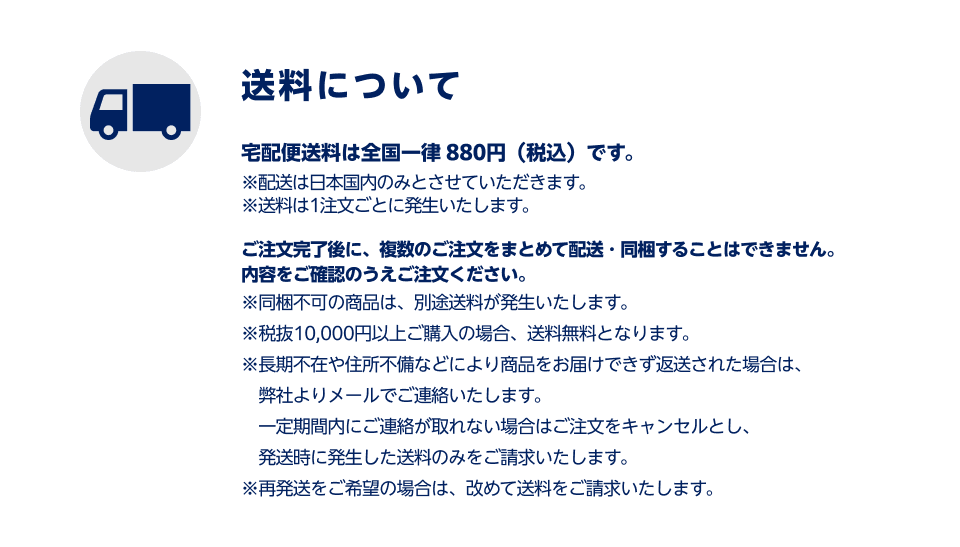 送料について