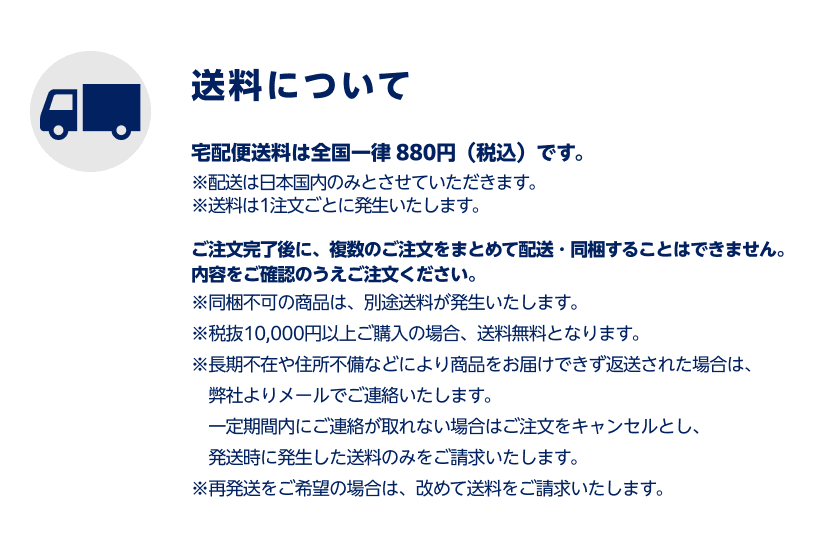送料について