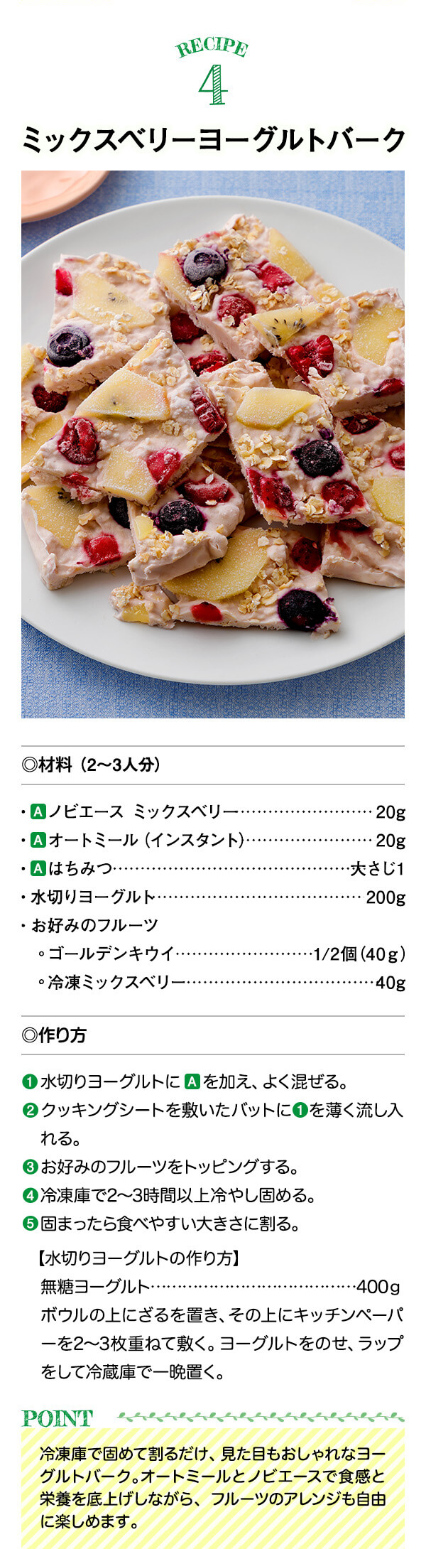 レシピ4ノビエースフレンチトースト
