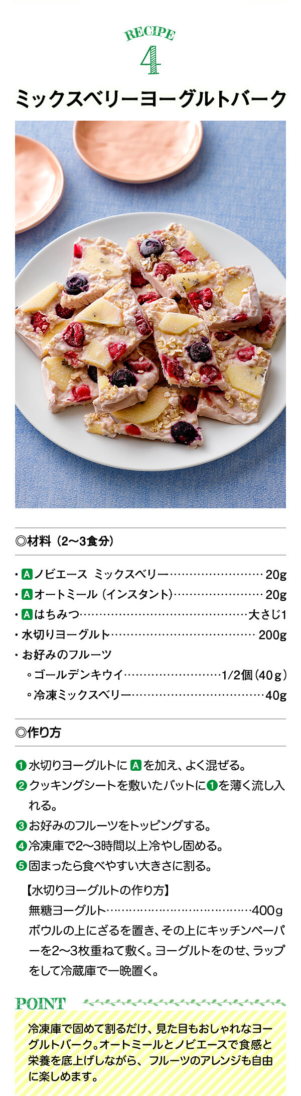 レシピ4ノビエースフレンチトースト
